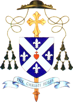 Blason de Mgr Bernard Tissier de Mallerais